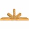Ekena Millwork Saratoga Rough Sawn Timber Gable Bracket, Western Red Cedar, 72"W x 39"H x 6"D x 6"F, 13/12 Pitch GBW072X39X0606SAR00RWR - alternate 4